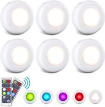Efelandhome 6er Pack LED Schranklichter mit Fernbedienung für 11,39€ inkl. Prime Versand (statt 19€)