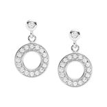 Fossil Hängeohrringe Elliott Open Disc Sterlingsilber für 12€ inkl. Versand (statt 27€) 