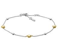 Fossil Gliederarmband Elliott Diamonds By The Yard Stars (Sterlingsilber Bicolor) für 19,89€ inkl. Versand (statt 35€) - Newsletter!
