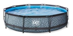 EXIT Stone Pool in 360 x 76cm mit Filterpumpe für 109,99€ inkl. Versand (statt 134€)