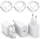 Gejin 3er Pack 25W USB C iPhone Ladegeräte + 2m Ladekabel für 9,99€ inkl. Prime Versand (statt 20€)