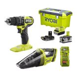 Ryobi Akku-Schlagbohrschrauber-Set inkl. Ladegerät & Akkus (RPD18C-242VTA55) für 159,99€ inkl. Versand (statt 230€)